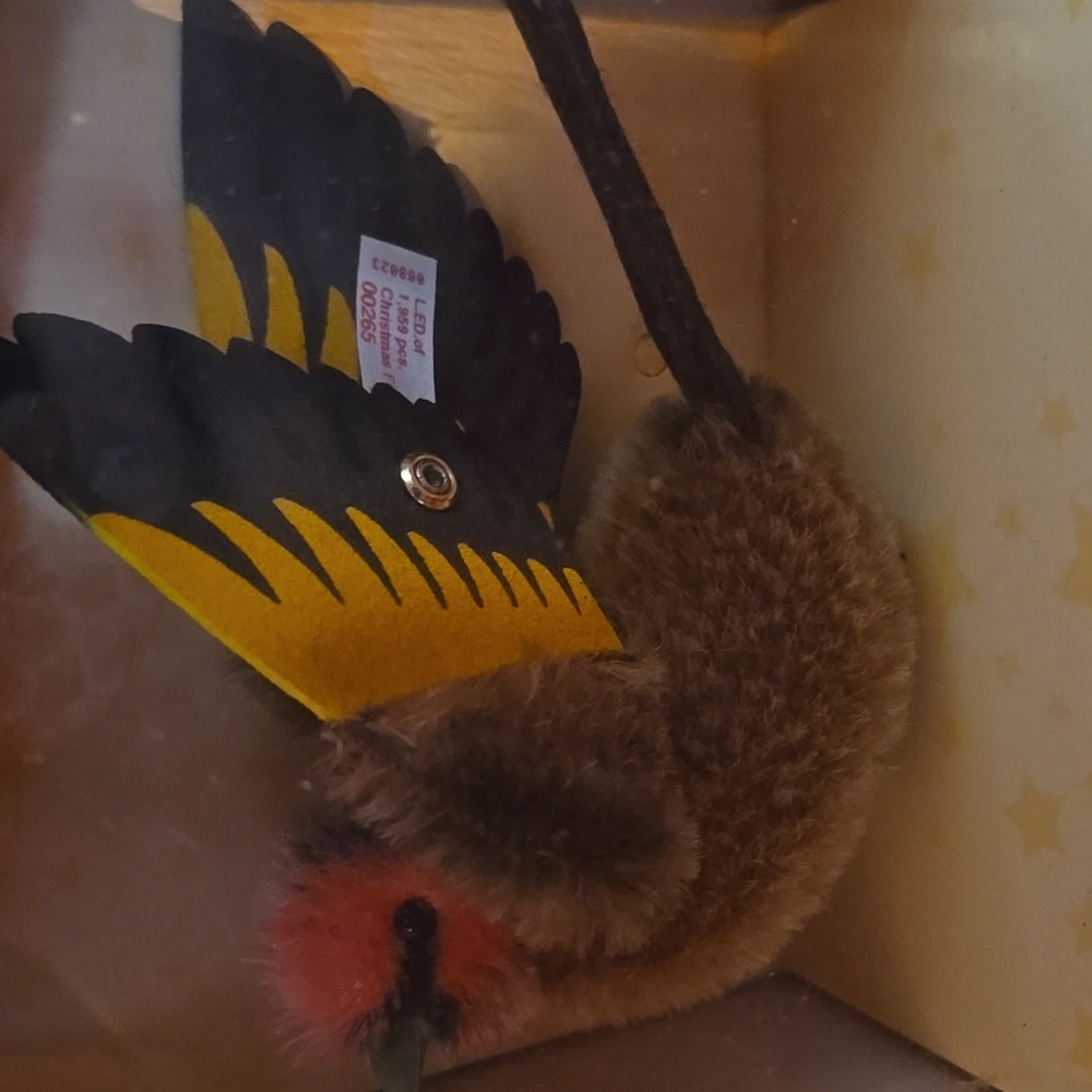 Steiff Christmas Finch New Old Stock - Picture 2 of 8
